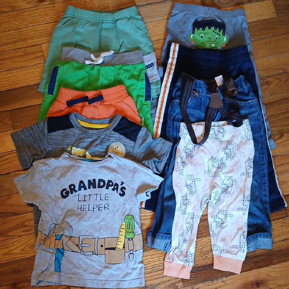 Kids Clothing Set with Graphic Tees and Pants